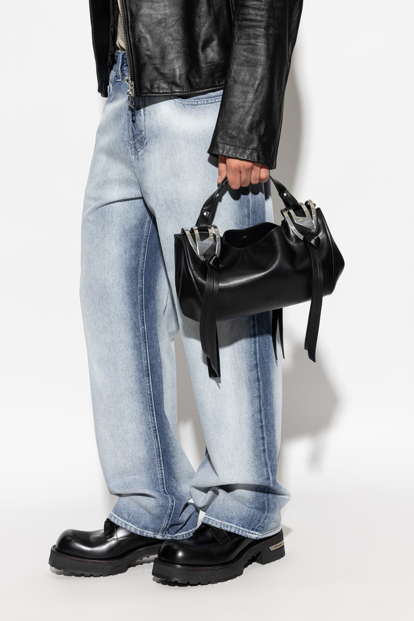 Black 'KNOT-D TOPHANDLE S' handbag Diesel - Vitkac GB